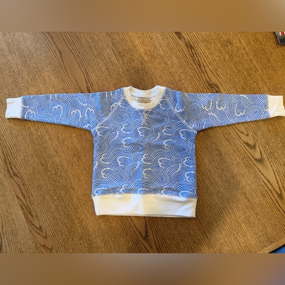 The Beaufort Bonnet Company Wilmington Waves Cassidy Comfy Crewneck 18-24 NWT - Picture 2 of 4